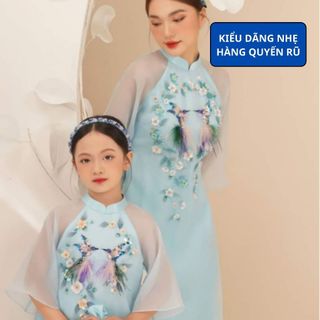 Xả sỉ ao dai me và bé Môc Tra mẫu cách tân giá cưc canh tranh