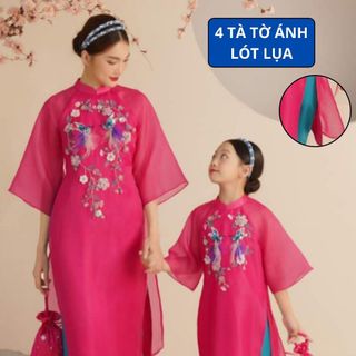 Xả sỉ ao dai me và bé Môc Tra mẫu cách tân giá cưc canh tranh