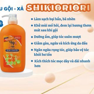 DẦU GỘI, XẢ CHIẾT XUẤT QUẢ HỒNG
SHIKIORIORI
