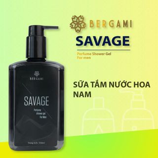 Sữa Tắm Nam Hương Nước Hoa Bergami Savage giá sỉ