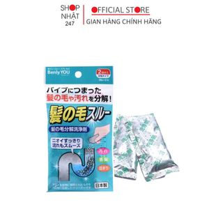 Set 2 gói bột thông tắc khử mùi đường ống làm tiêu tóc nhà tắm Kokubo nội địa Nhật Bản giá sỉ