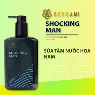 Sữa Tắm Nam Hương Nước Hoa Bergami Shocking Man giá sỉ