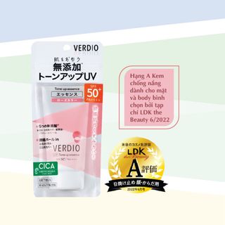 TINH CHẤT CHỐNG NẮNG NÂNG TONE
TRẮNG HỒNG DÀNH CHO DA NHẠY
CẢM OMI VERDIO SPF50+ PA++++