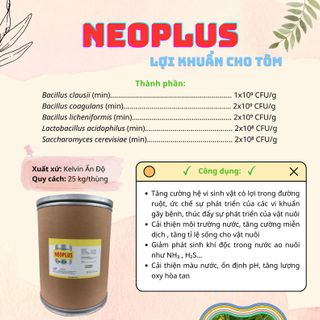 Neoplus siêu lợi khuẩn xử lý nước trong ao nuôi giá sỉ