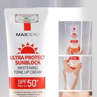 Kem chống nắng nâng tone Maxbeau, Nhập khẩu chính hãng