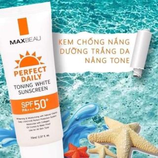 Kem chống nắng nâng tone Maxbeau, Nhập khẩu chính hãng