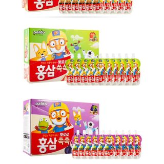 Nước uống hồng sâm Pororo trẻ em 100ML