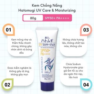 Kem chống nắng hatomugi