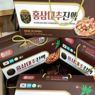 Nước Hồng Sâm Táo Đỏ Red Ginseng Jujube Liquid Hàn Quốc
