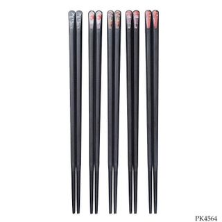 Set 5 đôi đũa ăn Kinbata sợi thủy tinh kháng khuẩn chịu nhiệt cao 260 độ C Nội địa Nhật Bản - Kokubo