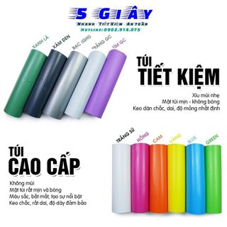 [Màu Đen–Siêu dày-Đủ size] Túi gói hàng niêm phong tự dính - túi đóng hàng chuyển phát nhanh có sẵn keo dính – 5 GIÂY