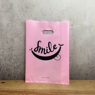 1kg túi hột xoài in sẵn chữ Smile – đủ màu – đủ size chất liệu nhựa PE bóng mịn – dẽo dai – Giá xưởng – 5 Giây