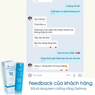 Kem Chống Nắng Thanh Mộc Hương Optimus Nâng Tone, Kiềm Dầu