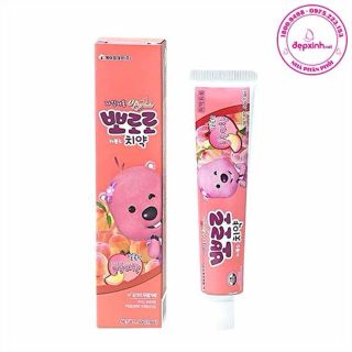 Kem đánh răng Pororo cho bé vị đào