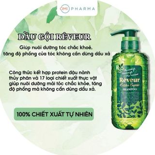 DẦU GỘI SIÊU DƯỠNG VÀ PHỤC HỒI TÓC HƯ TỔN RÊVEUR