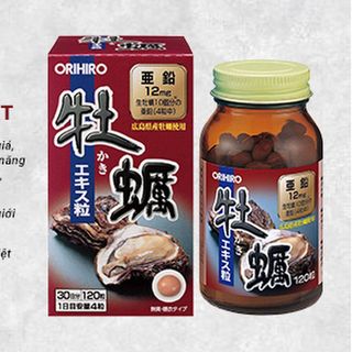 Viên nén Orihiro New Oyster Extract tăng cường sinh lý cho nam giới (120 viên)