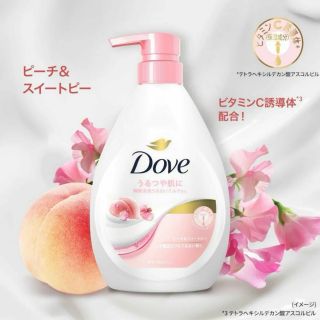 Sữa tắm Dove hương đào & đậu ngọt chai 470g (12 chai/thùng) giá sỉ