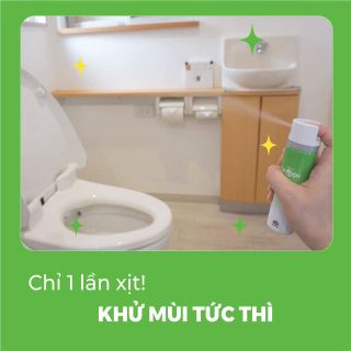 XỊT KHỬ MÙI NHÀ VỆ SINH EARTH DEOSH HƯƠNG RỪNG NHIỆT ĐỚI