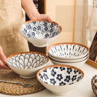 Tô Gốm Sứ Hoa Văn Size