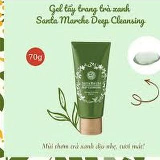 GEL TẨY TRANG TRÀ XANH SANTA MARCHÉ CHAI 70g