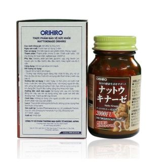 Thực phẩm bảo vệ sức khỏe Orihiro Nattokinase capsules giá sỉ