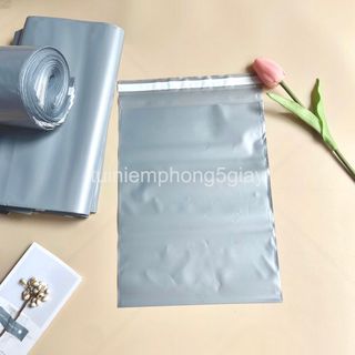 [1Kg–Màu Xám Bạc-Đủ size] Túi gói hàng niêm phong tự dính - túi đóng hàng chuyển phát nhanh có sẵn keo dính – 5 GIÂY