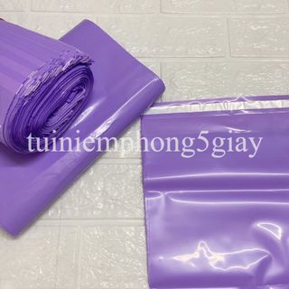 [1Kg–Màu tím-Đủ size] Túi gói hàng niêm phong tự dính - túi đóng hàng chuyển phát nhanh có sẵn keo dính – 5 GIÂY