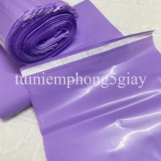 [1Kg–Màu tím-Đủ size] Túi gói hàng niêm phong tự dính - túi đóng hàng chuyển phát nhanh có sẵn keo dính – 5 GIÂY
