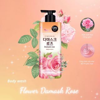Sữa tắm ON:) THE BODY Damask Rose Body Wash 900g