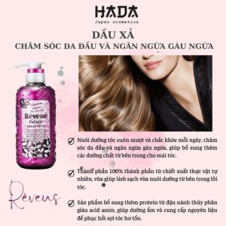 DẦU XẢ CHĂM SÓC DA ĐẦU VÀ NGĂN
NGỪA GÀU NGỨA RÊVEUR