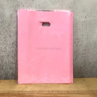 [1kg túi hột xoài PE – màu hồng baby – đủ size] Chất liệu nhựa PE bóng mịn – dẽo dai – Giá xưởng – 5 Giây giá sỉ