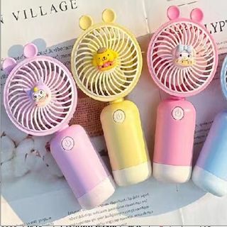 2403-QU025- QUẠT CẦM TAY TAI THÚ JL8823S (THÙNG 168)