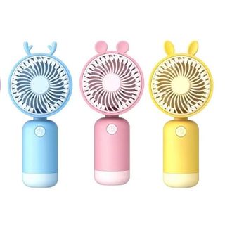 2403-QU025- QUẠT CẦM TAY TAI THÚ JL8823S (THÙNG 168)