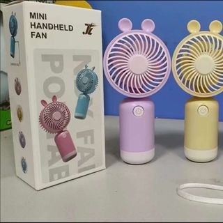 2403-QU025- QUẠT CẦM TAY TAI THÚ JL8823S (THÙNG 168)