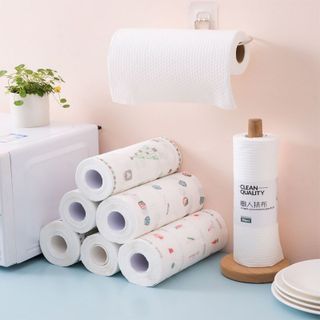 Cuộn Giấy Lau Bếp Trắng