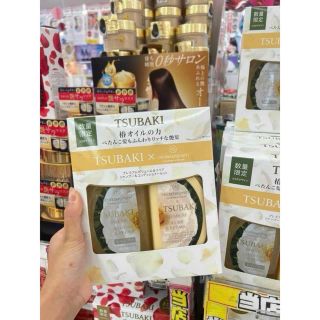 Bộ Gội Xả Tsubaki Premium Volume & Repair 490ml (6 set/thùng)