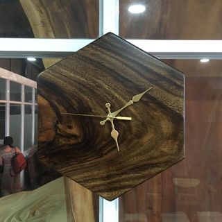 Đồng hồ treo tường gỗ nguyên tấm