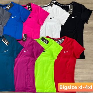 Tổng hợp áo BIGSIZE thun poly 4c thoáng mát, trơn láng, co giãn thoải mái  Size : XL XXL 3XL 4XL , áo thể thao nữ giá sỉ
