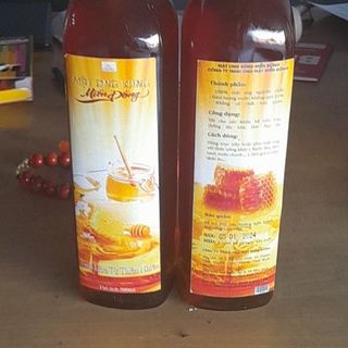 Mật Ong Rừng Nguyên Chất Miền Đông - Chai 500ml - Ong Mật Bình Phước