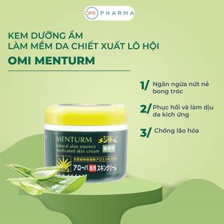 KEM DƯỠNG ẨM LÀM MỀM MỊN DA CHIẾT XUẤT LÔ HỘI OMI MENTURM