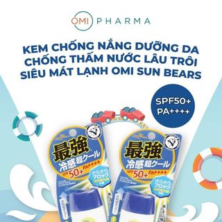 KEM CHỐNG NẮNG CHỐNG THẤM NƯỚC, LÂU TRÔI SIÊU MÁT LẠNH OMI SUNBEARS SPF 50+ PA++++ giá sỉ