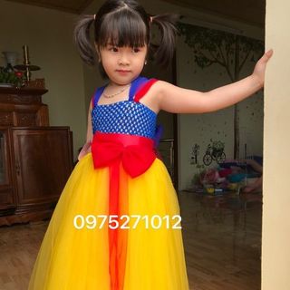 Đầm công chúa cho bé ❤️FREESHIP❤️ đầm công chúa bạch tuyết cho bé yêu