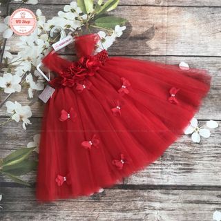 Đầm tutu cho bé ❤️FREESHIP❤️ Đầm tutu đỏ cho bé gái giá sỉ