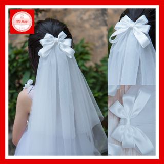 Voan cài tóc cô dâu 50cm - 130cm nhiều màu sắc lựa chọn