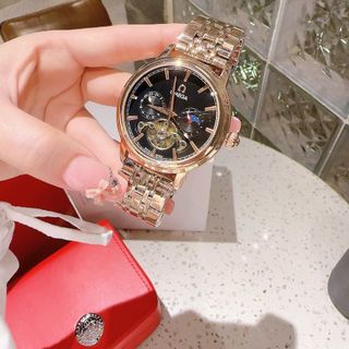 ĐỒNG HỒ NAM TRUNG CẤP ÔMÊGA MÁY CƠ TỰ ĐỘNG DÂY THÉP KO GỈ