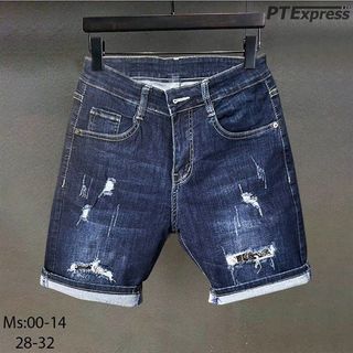 quần short jean nam chất vải jeans mịn đẹp, dày dặn, co giãn tốt, đường may chỉnh chu
