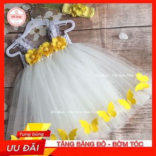 Váy công chúa cho bé 1 tuổi / 5 tuổi 💖FREESHIP💖 Váy trắng cho bé gái