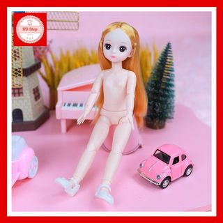 Đồ chơi búp bê cho bé gái ❤️FREESHIP❤️ Búp bê Baboliy 30cm 22 khớp Kèm giầy và đầm được thiết kế riêng