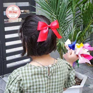 Buộc tóc xinh cho nàng cho bé, Thun cột tóc, Mẫu buộc tóc nơ Hot Trend hàng thiết kế rẻ sập sàn cho người lớn & trẻ em