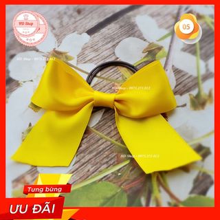 Buộc tóc xinh cho nàng cho bé, Thun cột tóc, Mẫu buộc tóc nơ Hot Trend hàng thiết kế rẻ sập sàn cho người lớn & trẻ em
